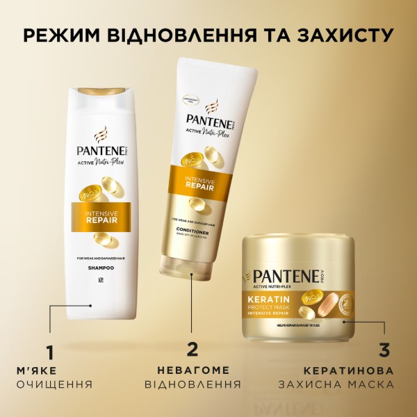 Фото - Шампунь жіночий Pantene Інтенсивне відновлення 400мл