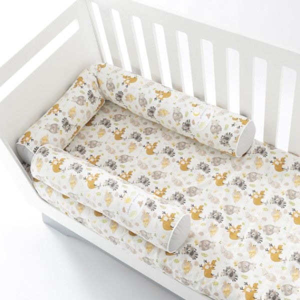 Фото - Бортик-подушки PAPAELLA 2 шт. захисні 60х15 см, 120х15 см бавовна (8-34533*005)
