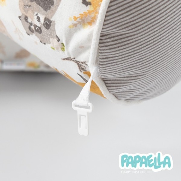 Фото - Бортик-подушки PAPAELLA 2 шт. захисні 60х15 см, 120х15 см бавовна (8-34533*005)