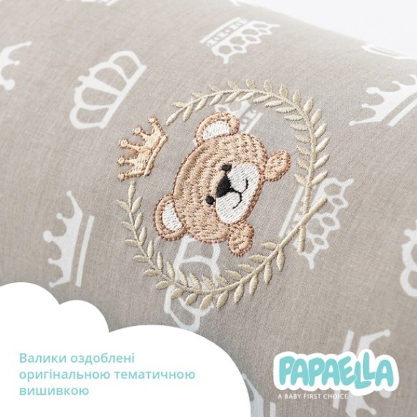 Фото - Бортик-подушки PAPAELLA 60х15 см, 120х15 см 2 шт. (8-34533*004)