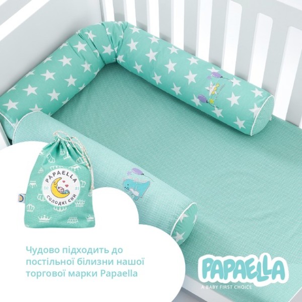 Фото - Бортик-подушки PAPAELLA 60х15 см, 120х15 см 2 шт. (8-34533*003)