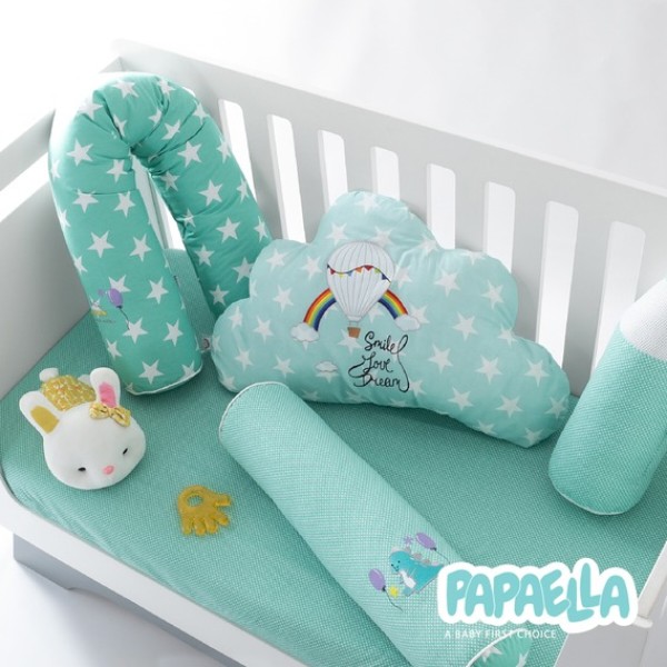 Фото - Бортик-подушки PAPAELLA 60х15 см, 120х15 см 2 шт. (8-34533*003)