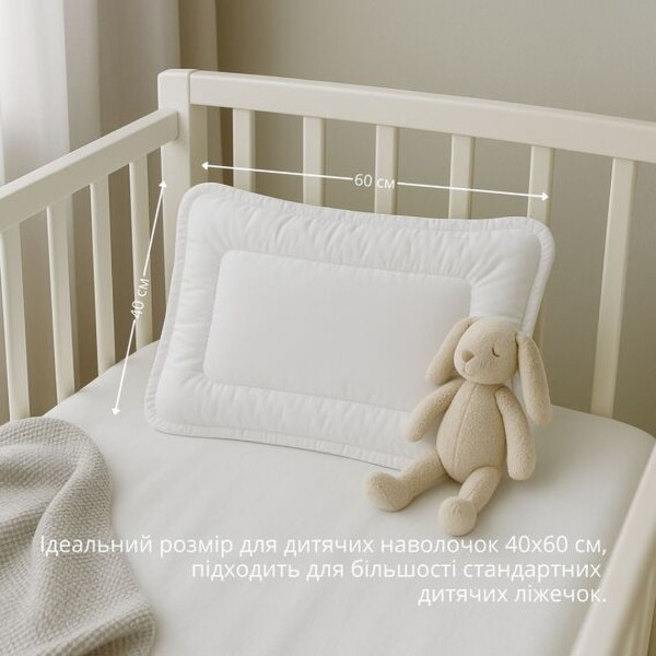 Фото - Подушка детская стандартная PAPAELLA Teddy 40х60 см (9743-08)