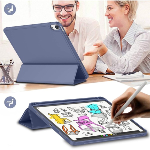 Фото - Чехол для планшета BeCover Tri Fold Soft TPU BeCover с креплением Apple Pencil for Apple iPad Air 11" M4 2026 Purple (715233)