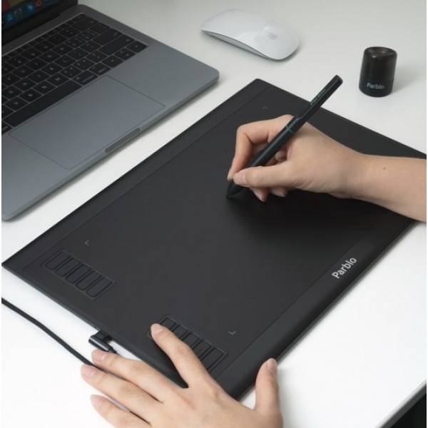 Фото - Мікропошкодження - Графічний планшет Parblo A610 Plus V2 Black