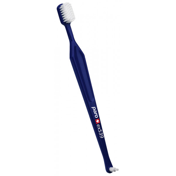 Фото - Зубна щітка Paro Swiss paro toothbrush exS39, з монопучковою насадкою, синій (7.9714/1)
