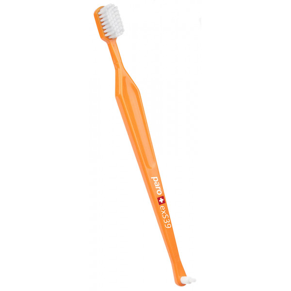 Фото - Зубна щітка Paro Swiss paro toothbrush exS39, з монопучковою насадкою, помаранчевий (7.714/5)