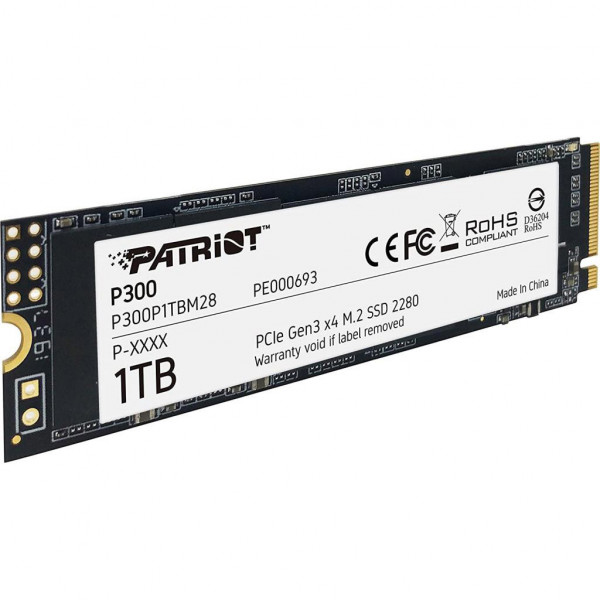 Фото - SSD-накопичувач внутрішній Patriot M.2 2280 1TB P300 (P300P1TBM28)