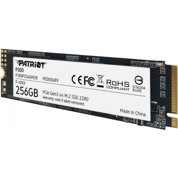 Фото - SSD-накопичувач внутрішній Patriot P300 256GB M.2 2280 PCIe NVMe 3.0 x4 TLC (P300P256GM28)