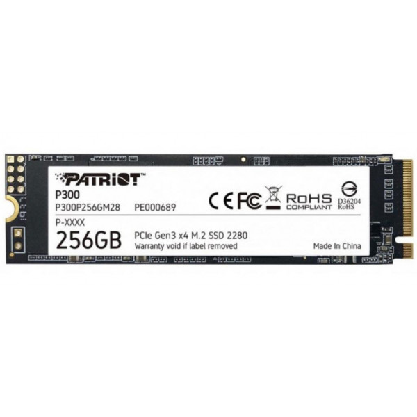 Фото - SSD-накопичувач внутрішній Patriot P300 256GB M.2 2280 PCIe NVMe 3.0 x4 TLC (P300P256GM28)