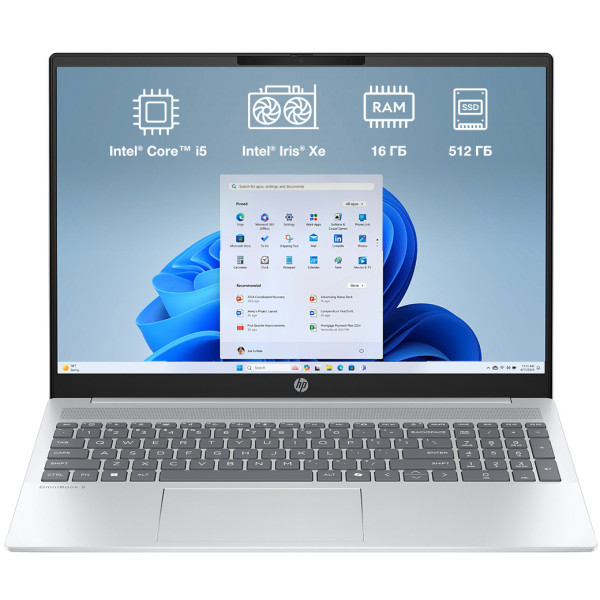 Фото - Ноутбук HP Pavilion 16-af0018ua (BF1K9EA) Natural Silver