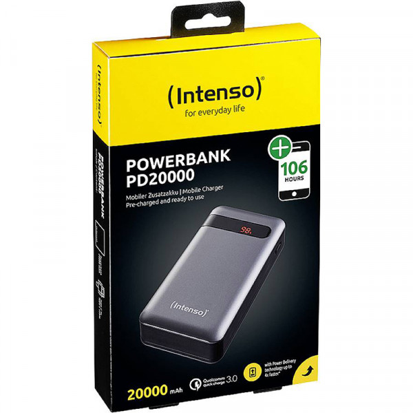 Фото - Батарея мобильная Intenso PD20000 Quick Charge black 20000mAh (PB930227)