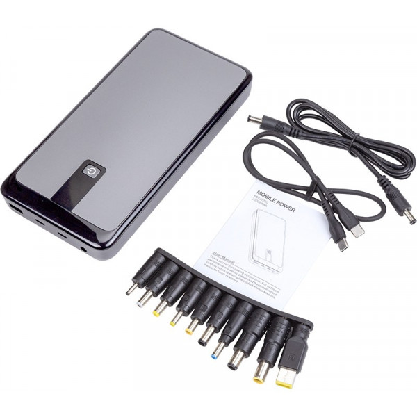 Фото - Батарея мобільна PowerPlant A16005 25200mAh PD 85W Black-Grey (PB931200)