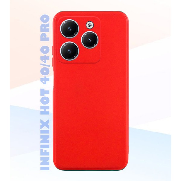 Фото - Чехол для смартфона BeCover Full Camera for Infinix Hot 40 (X6836)/ 40 Pro (X6837) Red (711660)