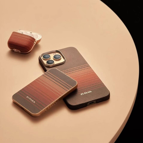 Фото - Батарея мобільна Pitaka Aramid Fiber Magnetic Qi2 5 000mAh Sunset (PBQ2402)