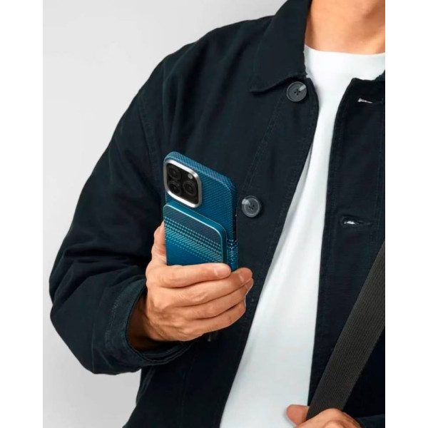 Фото - Батарея мобільна Pitaka Aramid Fiber Magnetic Qi2 5 000mAh Moonrise (PBQ2403)