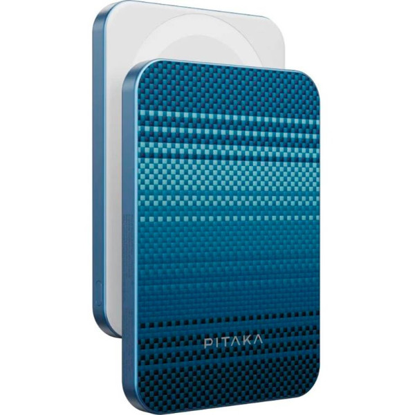 Фото - Батарея мобільна Pitaka Aramid Fiber Magnetic Qi2 5 000mAh Moonrise (PBQ2403)