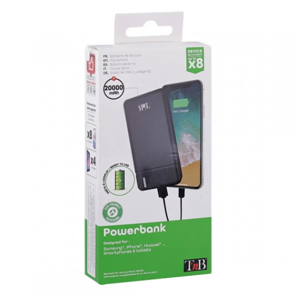 Фото - Батарея мобільна TnB PBU20000 20000mAh 20W fast charge