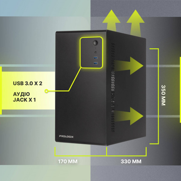 Фото - Корпус ProLogix E105 Black 400W
