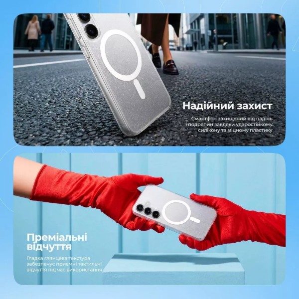 Фото - Чохол для смартфону Proove Cuprum Case with Magnetic Ring Samsung Galaxy S26 FE white (PCCCSGSF2614)