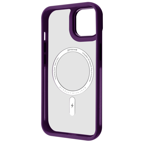 Фото - Чехол для смартфона Proove Clear Essence Case with Magnetic Ring iPhone 13 Deep Purple (PCCEIP130004)