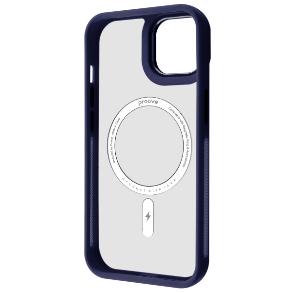 Фото - Чохол для смартфону Proove Clear Essence Case with Magnetic Ring iPhone 13 Midnight Blue (PCCEIP130008)