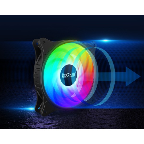 Фото - Корпусный вентилятор PCCooler FX 120 ARGB BK 3in1