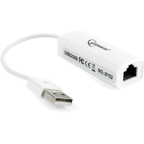 Фото - Перехідник USB- RJ-45 Gembird USB - Fast Ethernet White (NIC-U2-02)