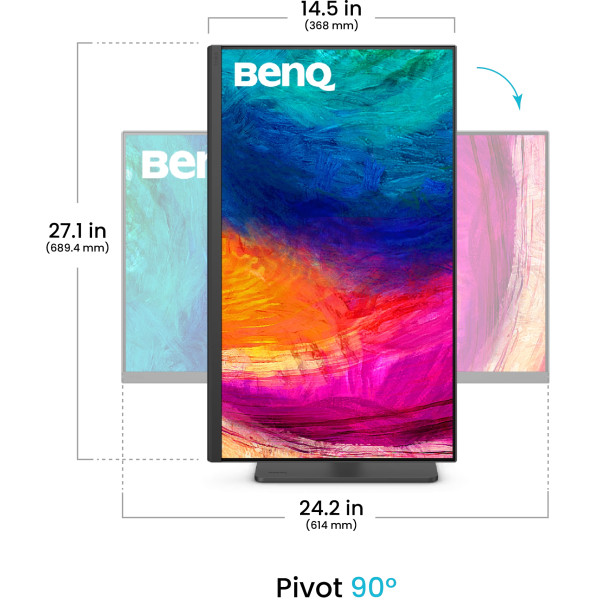 Фото - Монитор BenQ PD2706QN (9H.LNDLA.TBE)