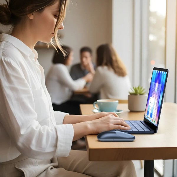 Фото - Миша бездротова Satechi Slim EX Wireless Mouse Indigo (ST-MEXB)