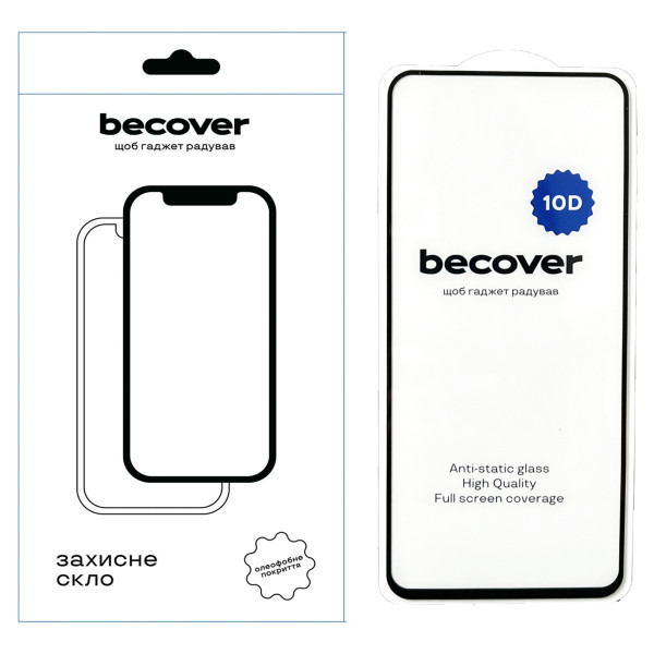 Фото - Защитное стекло для смартфона BeCover for ZTE Blade A76 Black (714377)