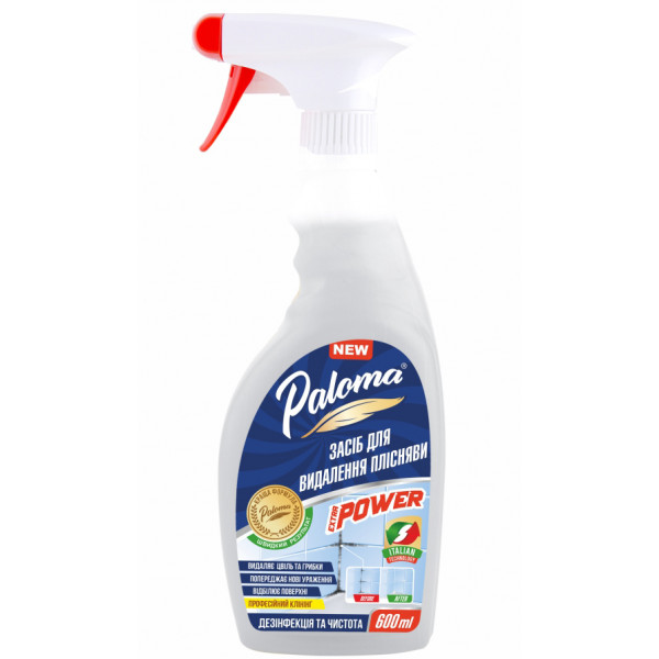 Фото - Засіб для миття у ванній кімнаті Paloma Extra Power для видалення плісняви 600 мл (PE50748)