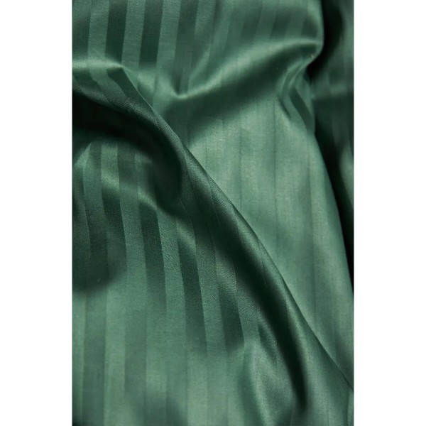 Фото - Комплект постільної білизни Moon&Star Satin Stripe «Stripe Verdant» King Size 220x240 см нав. 4х70х70 (MS-820005289)