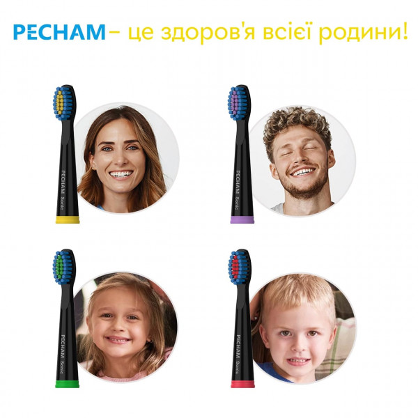 Фото - Насадка для зубной щетки Pecham Travel Black