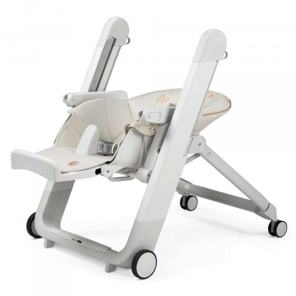 Фото - Стільчик для годування трансформер Peg-Perego Siesta Follow Me Aquarelle (квіткова фантазія)