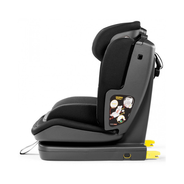 Фото - Автокрісло Peg-Perego Viaggio 1-2-3 Via Crystal black (сіре з червоним)