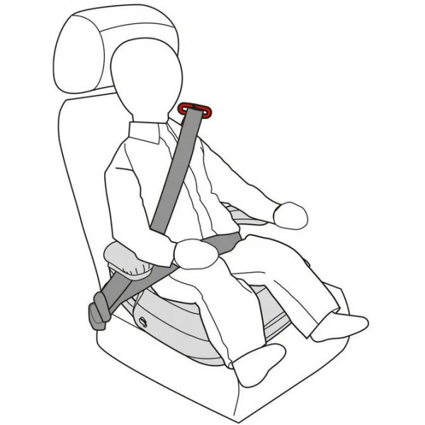 Фото - Бустер Peg-Perego Viaggio 2-3 Shuttle Monza (черное с красным)