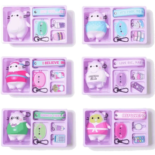Фото - Ігрова фігурка-сюрприз Pembe The Pink Cat "Рожева фантазія" (bento box) (40313)