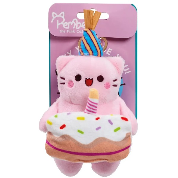 Фото - М'яка іграшка Pembe з кліпсою The Pink Cat (PE2549)