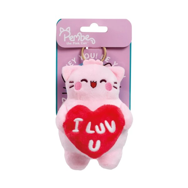 Фото - М'яка іграшка Pembe з кліпсою The Pink Cat (PE2549)