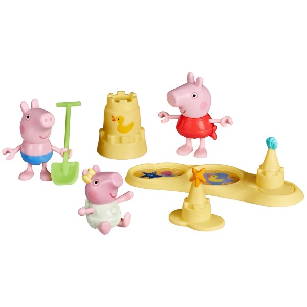 Фото - Ігрова фігурка-сюрприз Peppa Pig FIGURINES – ТРИ МАЛЕНЬКІ СВИНКИ НА ПЛЯЖІ (G2833) Фото - Ігрова фігурка-сюрприз Peppa Pig FIGURINES – ТРИ МАЛЕНЬКІ СВИНКИ НА ПЛЯЖІ (G2833)