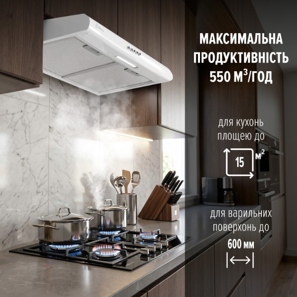 Фото - Вытяжка традиционная Perfelli CLIO 6 DM BIANCO