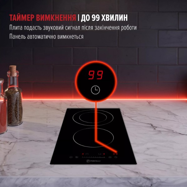 Фото - Варочная панель Domino Perfelli FABIO 321 NERO