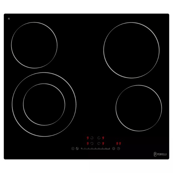 Фото - Варильна поверхня електрична Perfelli FABIO 621 NERO