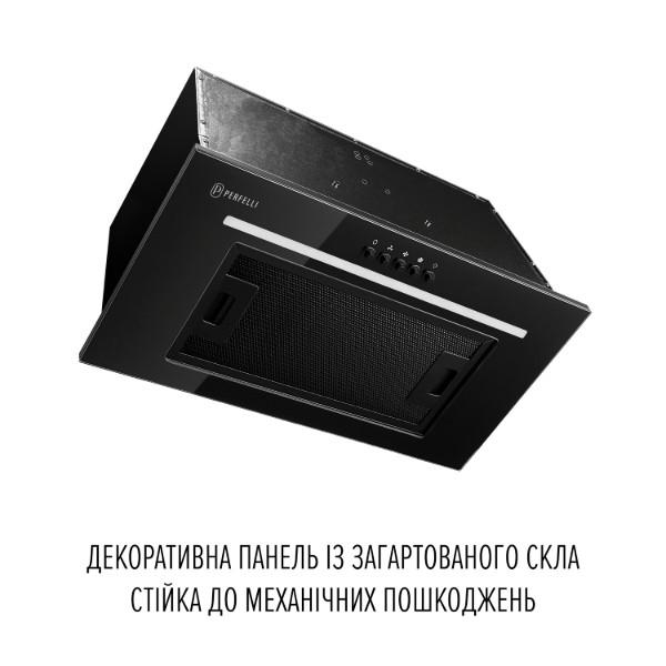 Фото - Вытяжка встраиваемая Perfelli LIA 5 NM NERO SILENZIO