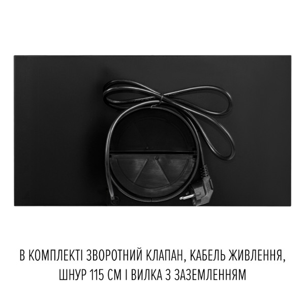 Фото - Витяжка вбудована Perfelli LIANA 5 NW NERO SILENZIO