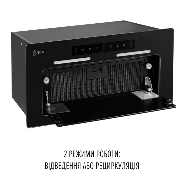 Фото - Вытяжка встраиваемая Perfelli NUOVA 6PWRBM NERO
