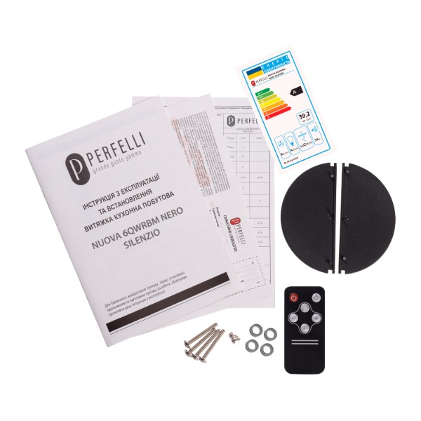 Фото - Вытяжка встраиваемая Perfelli NUOVA 6QWRBM NERO SILENZIO