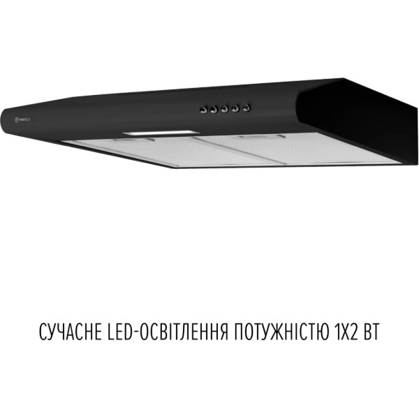 Фото - Вытяжка традиционная Perfelli PL 6124 BL LED