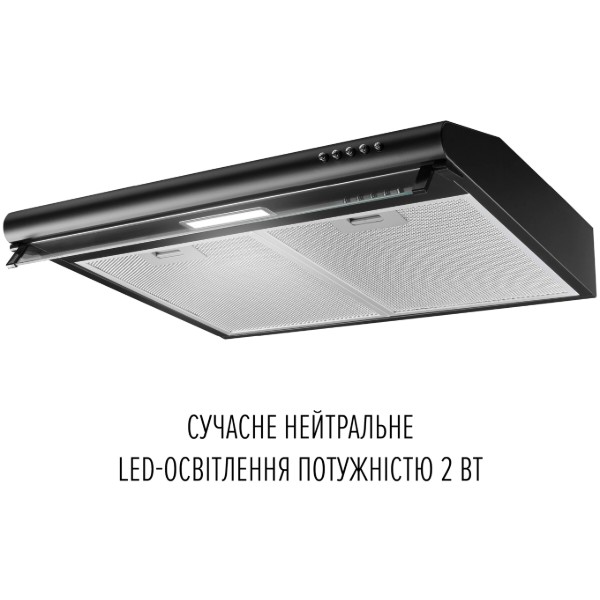 Фото - Вытяжка традиционная Perfelli PL 6244 BL LED